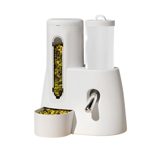 2-in-1 Automatic Hamster Feeder & Water Bottle for Small Pets