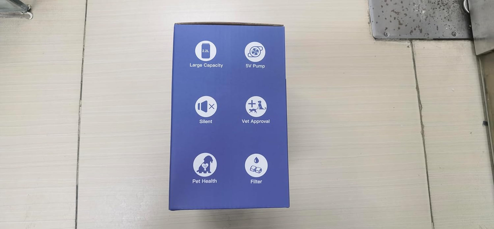 Cat Water Fountain Stainless Steel: 74Oz/2.2L Cat Fountain for Drinking - Pet Water Fountain for Cats inside - Quiet Cats Water Bowl Dispenser - Kitty Drinking Fountains - for Pets& Small Animals