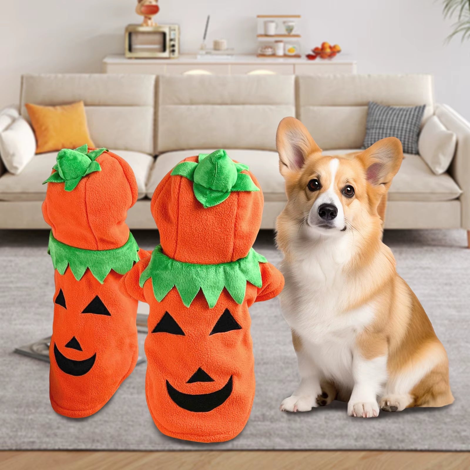 Dogs Costumes Halloween Holiday Theme Style Small Dogs Clothes Pet Cat Cosplay Hoodie Onesie Party Dress-Up Clothing Outfits